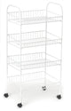 Closetmaid 1611 4-Tier Rolling Cart, White