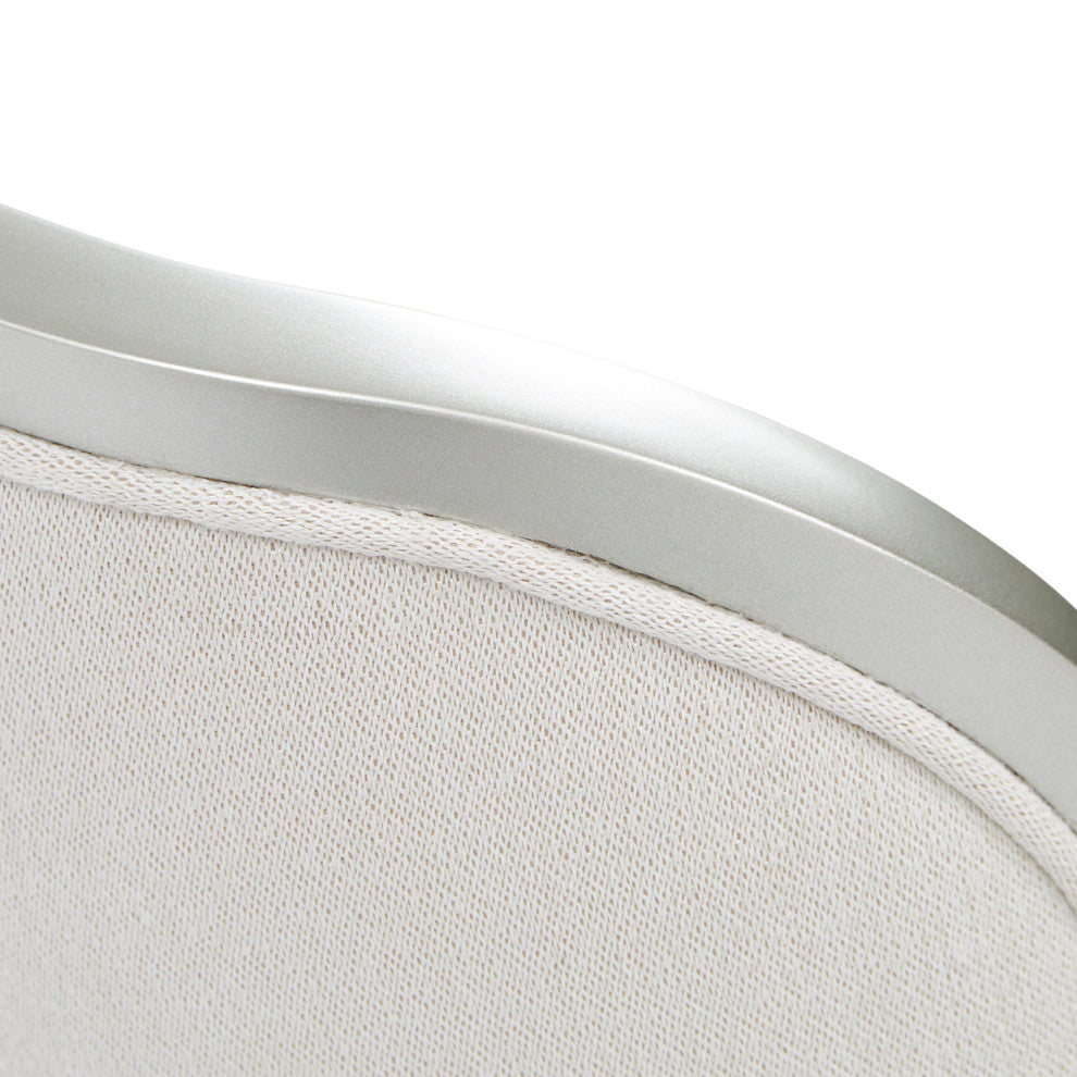 Penthouse Dining Side Chair, Frosted Linen/Silver Mist