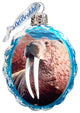 Walrus Keepsake Glass Ornament