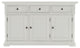 Modern Farm White Three Door Buffet Server