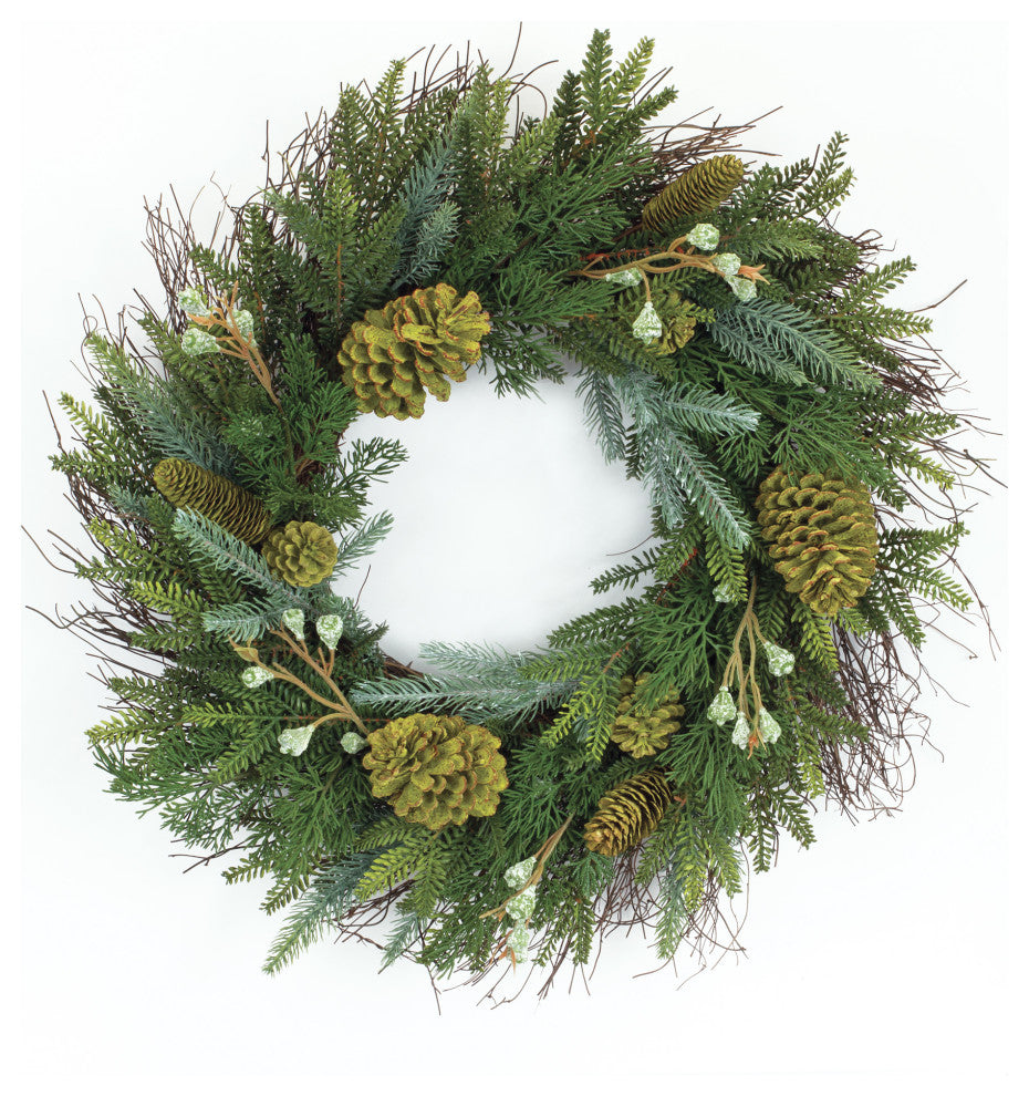 Mixed Pine Wreath
