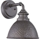 Englewood 1-Light Small Wall Lantern, Antique Pewter