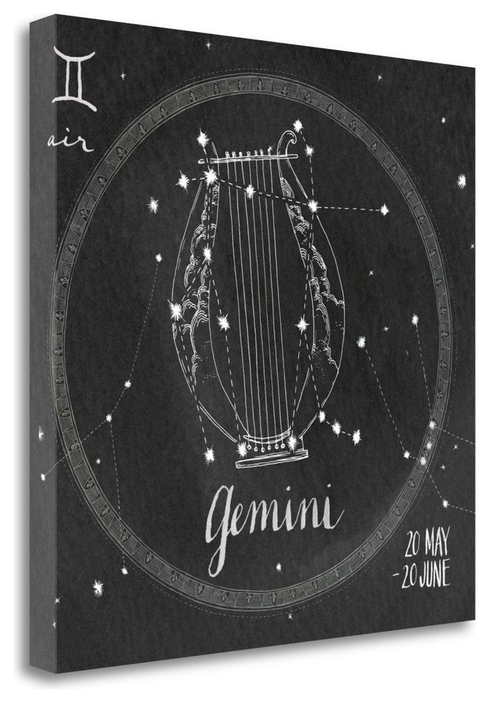 "Night Sky Gemini" By Sara Zieve Miller, Giclee Print on Gallery Wrap Canvas