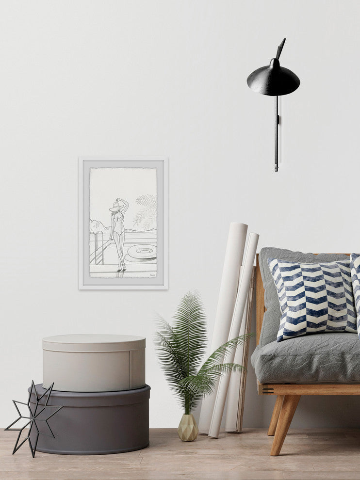 "Summer Sweetheart" Framed Painting Print, 30"x45"