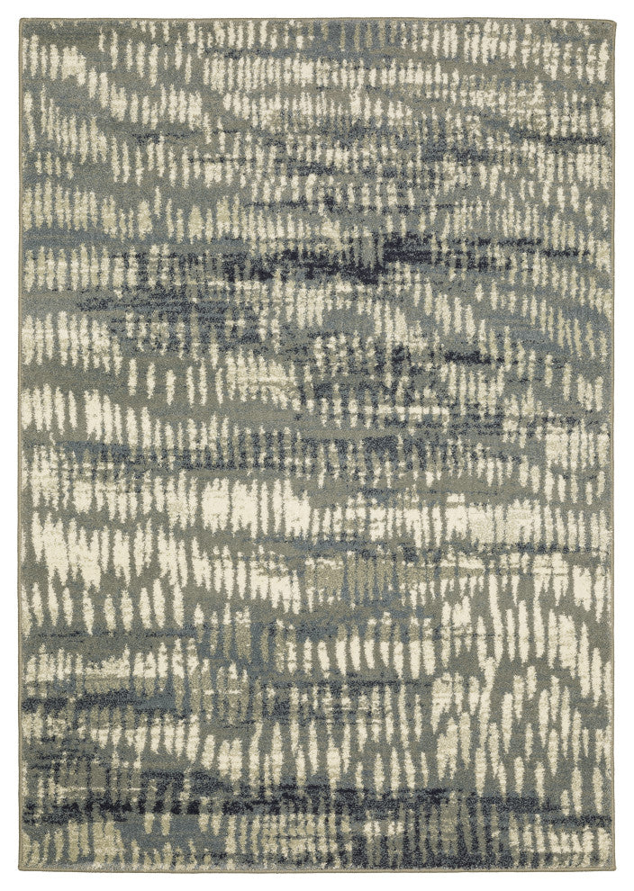 Sarasota Illusion Indoor Area Rug, Grey, 9'10" x 12'10"