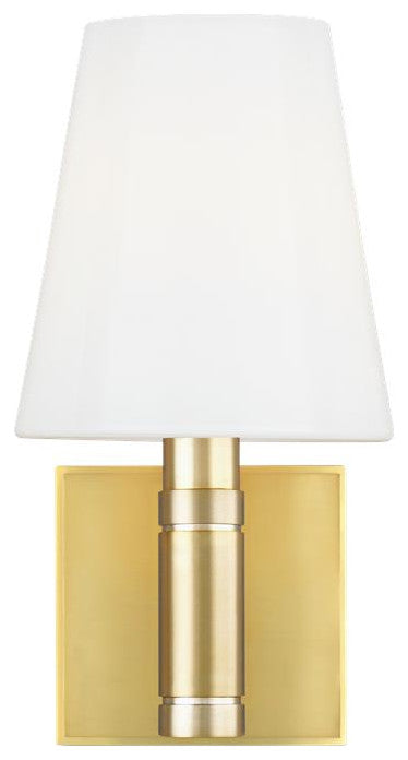 Generation Lighting, TV1011BBS, Square Sconce, Burnished Brass