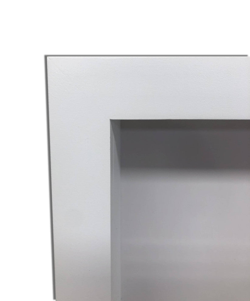 Montclair Combination Toilet Paper Holder Recessed Magazine Rack, White Enamel