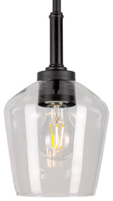 1-Light Mini Pendant, Black