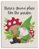 Gnome Garden Mushroom 2 16x20 Canvas Wall Art