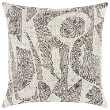 Influence Ebony Indoor/Outdoor Performance Pillow, 20"x20"