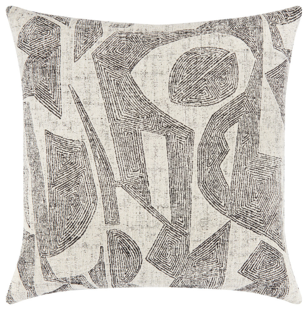Influence Ebony Indoor/Outdoor Performance Pillow, 20"x20"