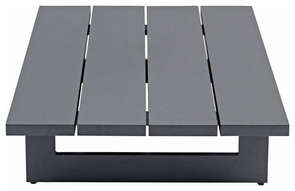 Maldives Outdoor Patio Coffee Table, Grey