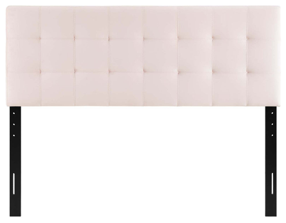 Lily King Biscuit Tufted Performance Velvet Headboard