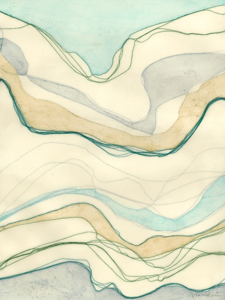 "Ocean Cascade I" CF Print, 22"x28"