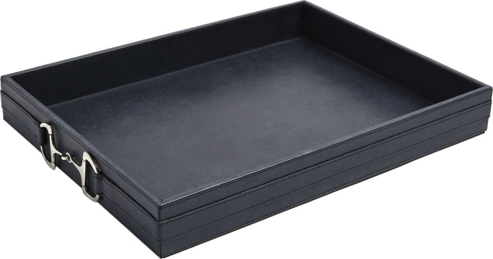 Stirrup Detail Tray Blue Wash