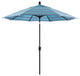 9' Aluminum Umbrella Push Tilt, Dolce Oasis
