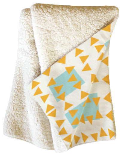 Mirimo Fez Turquoise Fleece Throw Blanket