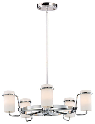 Maxim Lighting Avant 5-Light Chandelier, Polished Chrome