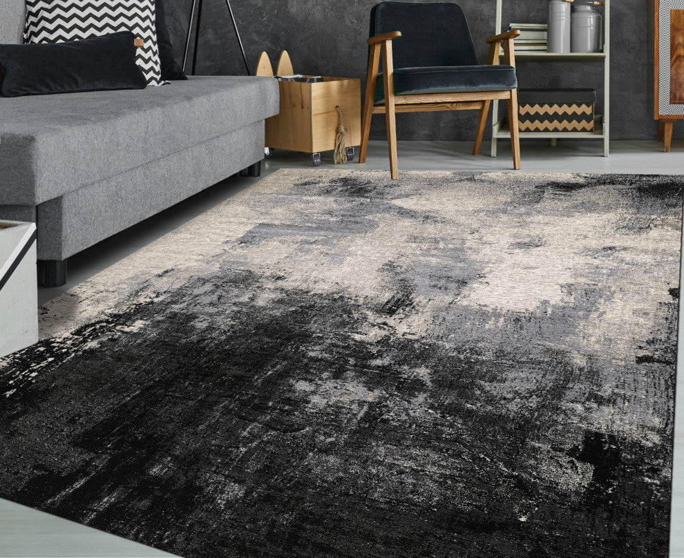 Noori Rug Lagoon Alice Charcoal/Black Rug