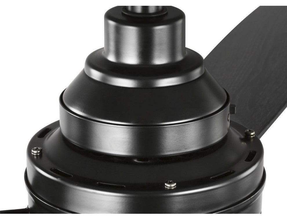 Gaze Collection 60" LED 3-Blade Ceiling Fan, Black