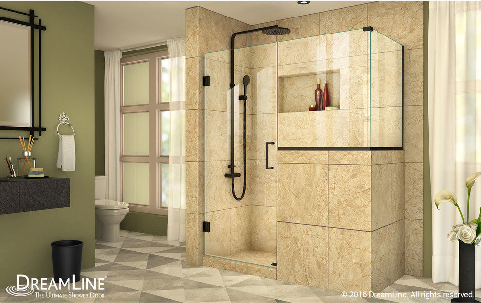 Dreamline Unidoor 54"x30.375"x72" Hinged Shower Enclosure