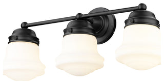 Zlite 735-3V-MB 3-Light Vanity, Matte Opal