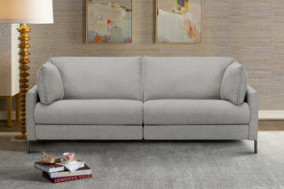 Juliett 80" Modern Power Reclining Sofa, Gray Pebble