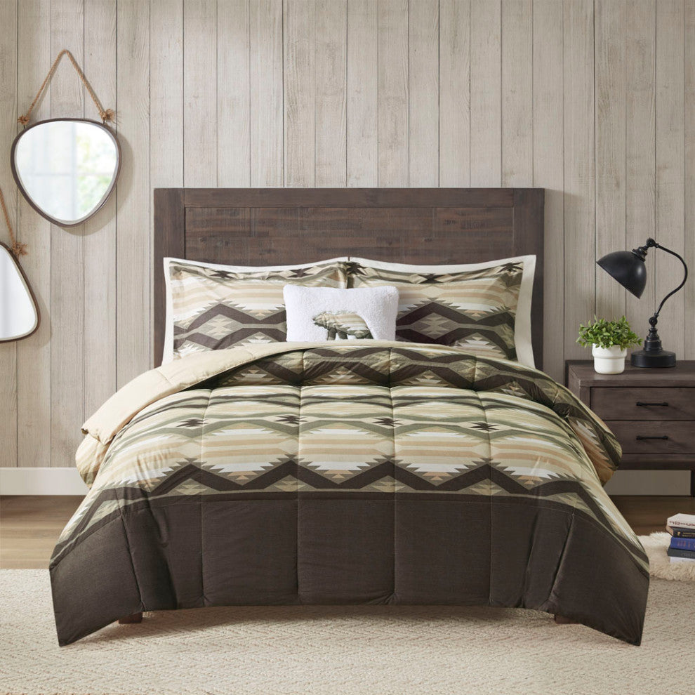 Woolrich Emmet Creek Down Alternative Comforter Set With Throw Pillow