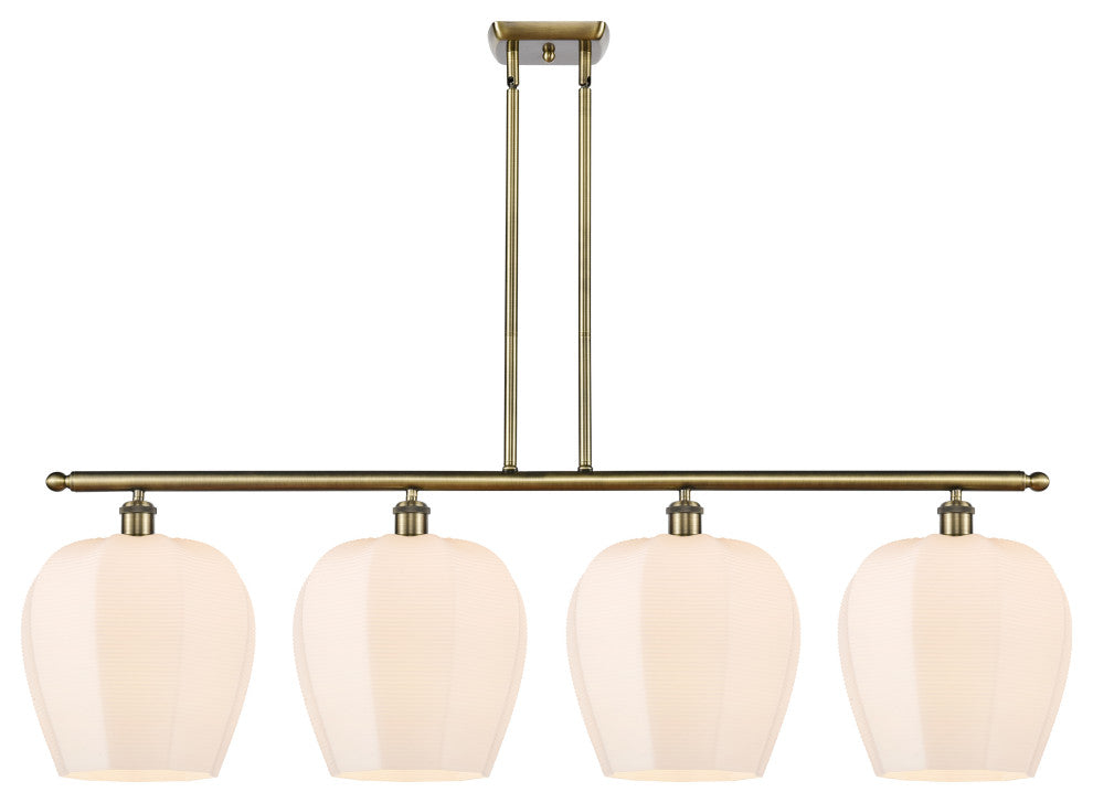 Innovations 516-4I-AB-G461-12-LED 4 Light Island Light, Antique Brass