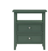 Walker Vintage Green 2 Drawer Nightstand