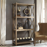 Uttermost 24248 Stratford 39" W Rustic Farmhouse 100% Reclaimed - Natural Wood