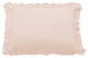 Lily Washed Linen Ruffled Pillow Sham, 1 Piece, Blush, Standard