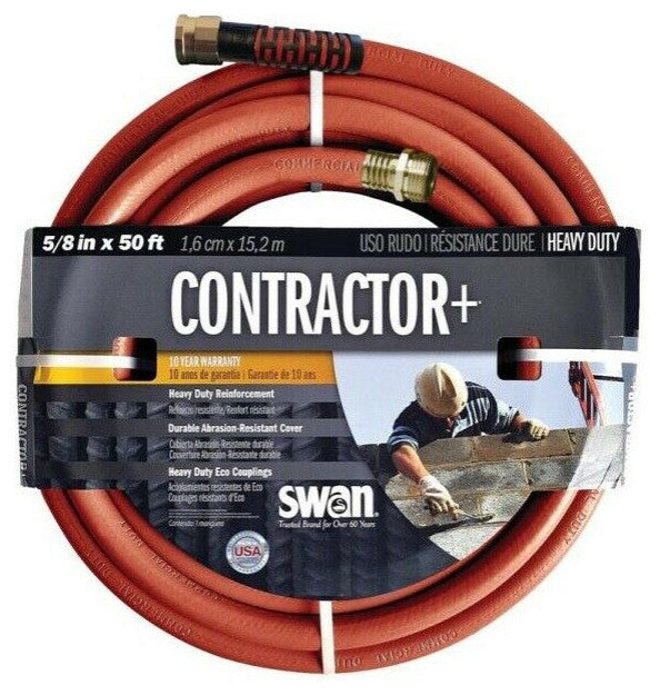 Swan SNCG58050 Commercial Garden Water Hose, 5/8" x 50'