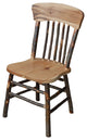 Hickory Panel Back Dining Chair, Rustic Hickory