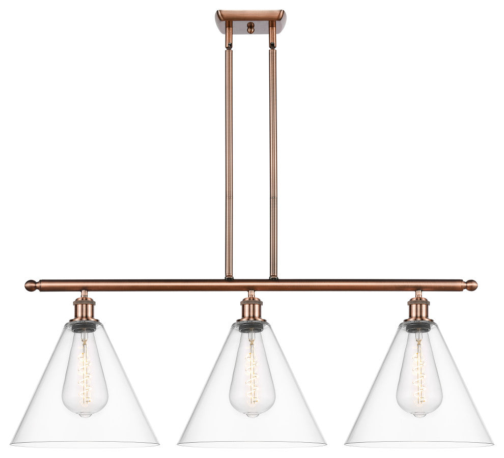 Innovations 516-3I-AC-GBC-122-LED 3 Light Island Light, Antique Copper