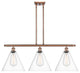 Innovations 516-3I-AC-GBC-122-LED 3 Light Island Light, Antique Copper