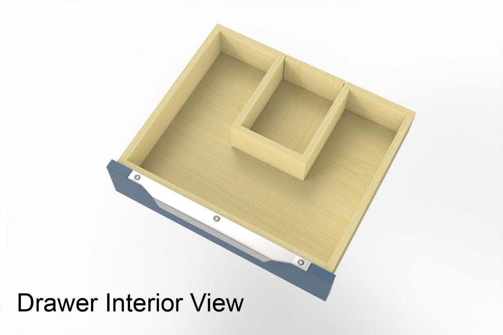 CastelloUSA Amazon 72" Wall Mounted Vanity Set, White, Black Top, Chrome Handles