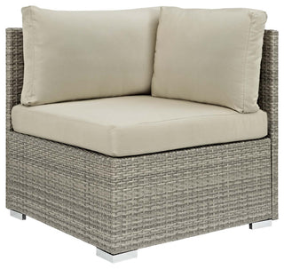 Repose Sunbrella Fabric Outdoor Patio Corner