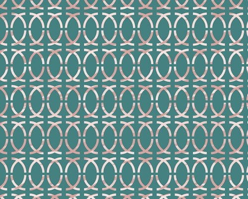 "Semi-Circles" Sherpa Blanket 60"x50"