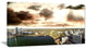 "Downtown Orlando Sunset Aerial" Seascape Art Canvas, 32"x16"
