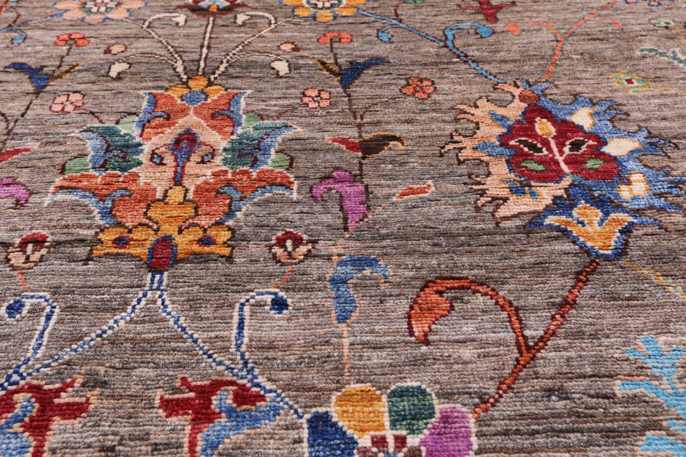 Persian Tabriz Handmade Wool Rug 8' 2" X 10' 0" Q7537