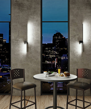 DALS Lighting Wall Straight LED Light, Black, 37"