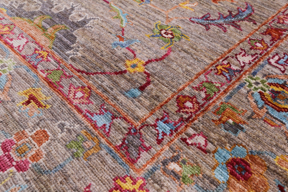 5' 0" X 6' 9" Persian Tabriz Handmade Wool Rug Q7656