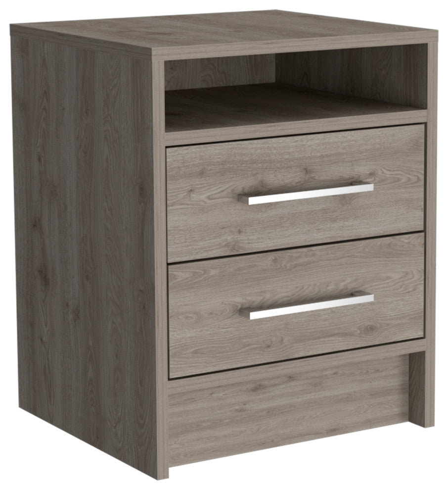 Leyva Nightstand, Light Gray