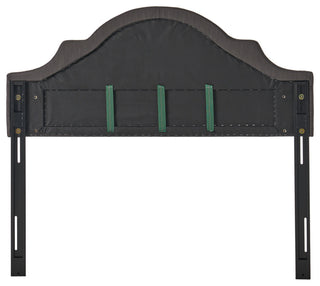 GDF Studio Gwenyth Gray Fabric Queen/Full Headboard