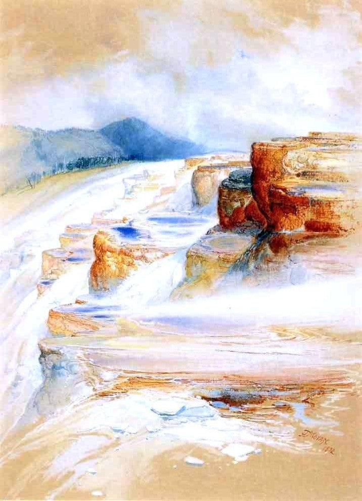 Thomas Moran The Hot Springs of Gardiners River Dianas Baths