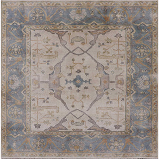 Ahgly Company Indoor Square Mid-Century Modern Area Rugs, 7' Square