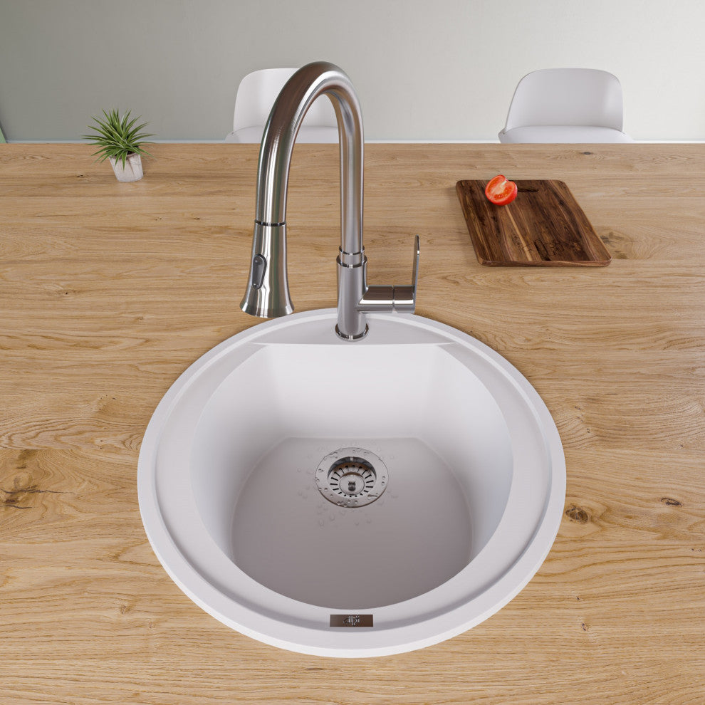 ALFI brand AB2020DI Alfi Trade 20-1/8" Drop In Single Basin - Chocolate