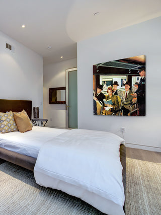 "This Does Not Commute" Painting Print on Canvas by George Hughes