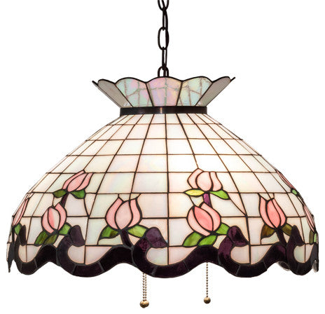 Meyda Lighting 232764 20" Wide Roseborder Pendant